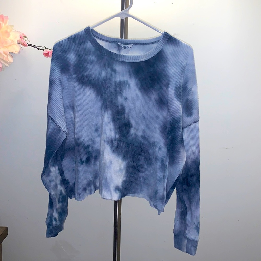 Tye dye crop sweater